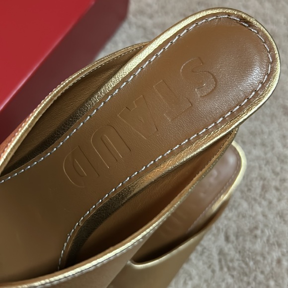 STAUD metallic leather mule. 38 - Picture 7 of 17